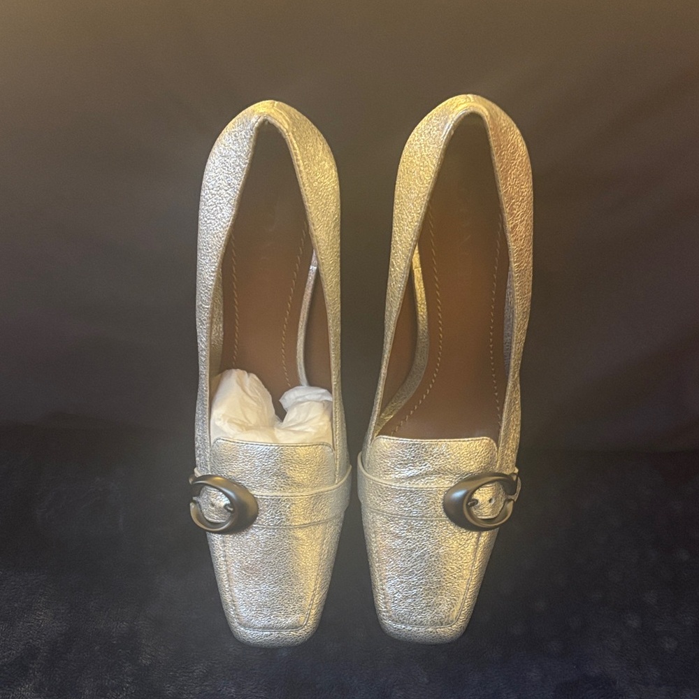 Coach Silver Women's Heels